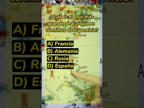 ¿Cuál es el país más grande de Europa en términos de área?